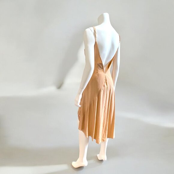 CLEOBELLA High Low Spaghetti Strap Dress in Nude, size Small - Picture 4 of 14